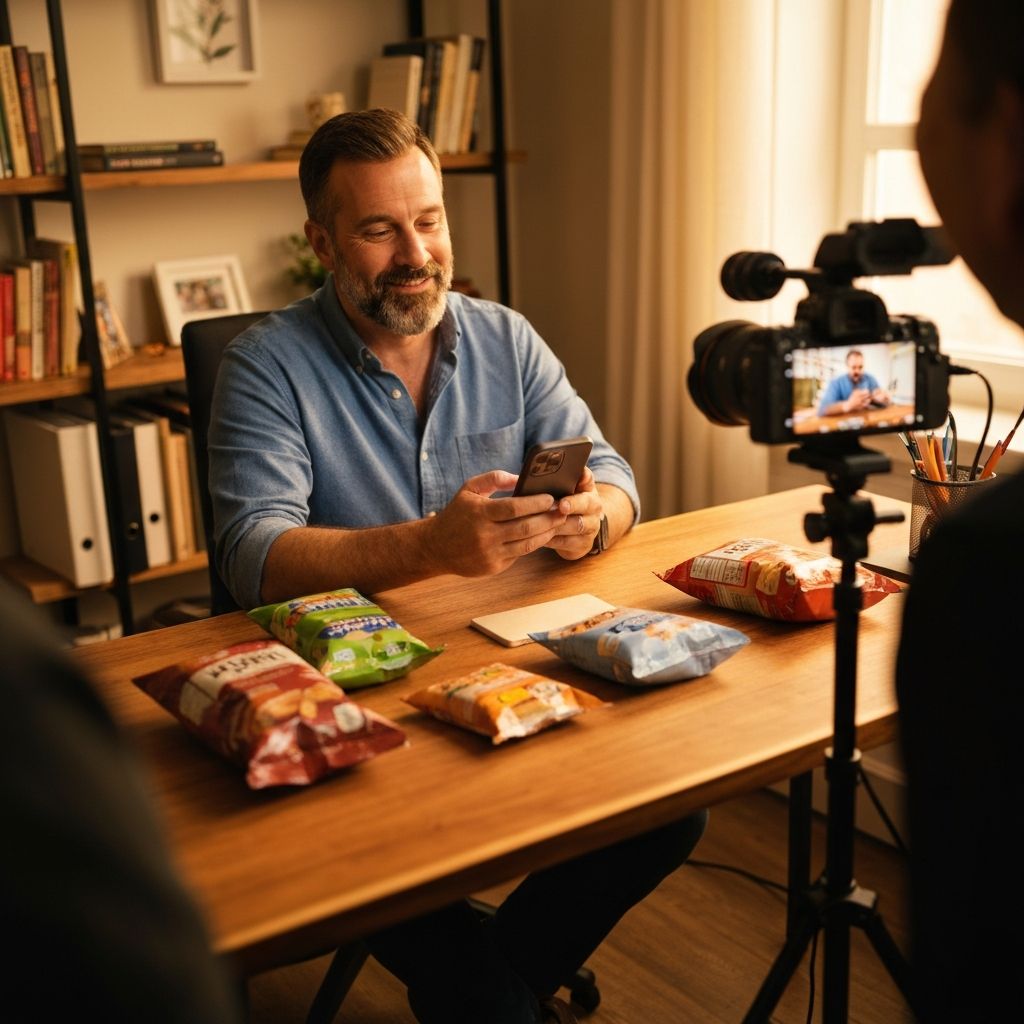 Someone who reviews snacks for fun